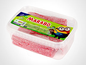 پاستیل مارابو بلند توت فرنگی 900 گرمی